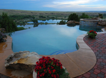 colorado residential swimmming pool constructed in pueblo, colorado